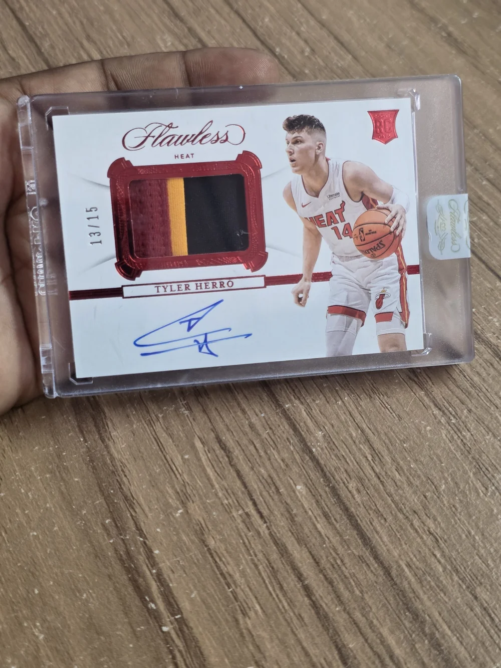 Tyler Herro LAWLESS Heat Basketball Card Collector Case - White, Red & Black